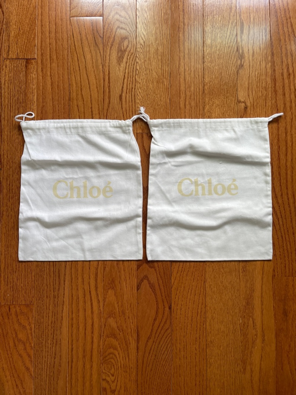Chloe Cream Drawstring Dust Bag Set
